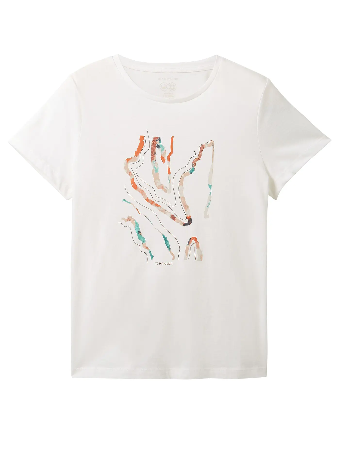 TOM TAILOR | T-Shirt | creme